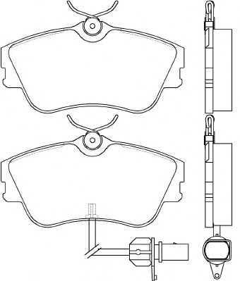 Комплект тормозных колодок, дисковый тормоз P 85 050