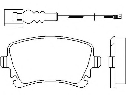 Комплект тормозных колодок, дисковый тормоз P 85 083