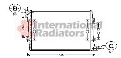 Radiator, engine cooling 60582255