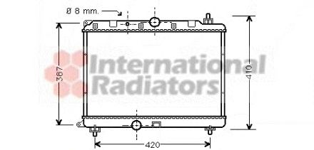 Radiator, engine cooling 60022121