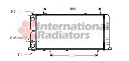 Radiator, engine cooling 60032051