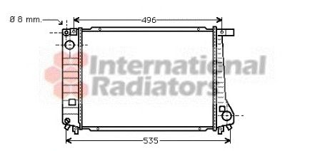 Radiator, engine cooling 60062086