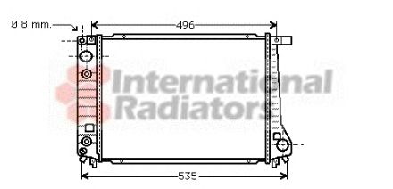 Radiator, engine cooling 60062087