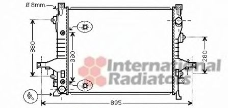 Radiator, engine cooling 60592133
