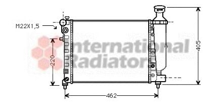 Radiator, engine cooling 60092115