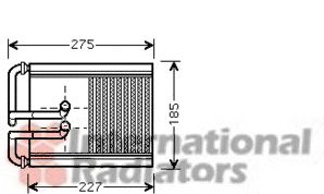 Permutador de calor, aquecimento do habitáculo 60826168