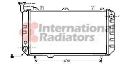Radiator, engine cooling 60132020