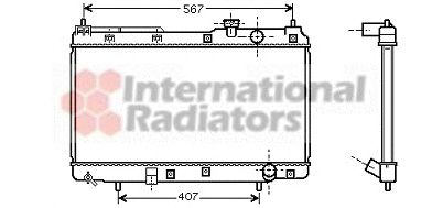 Radiator, engine cooling 60252175