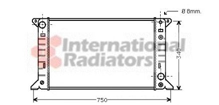 Radiator, engine cooling 60182083