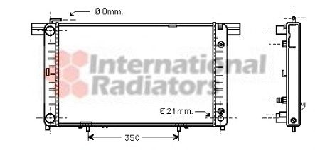 Radiator, engine cooling 60302120