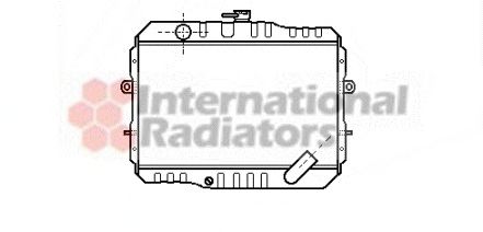 Radiator, engine cooling 60322001