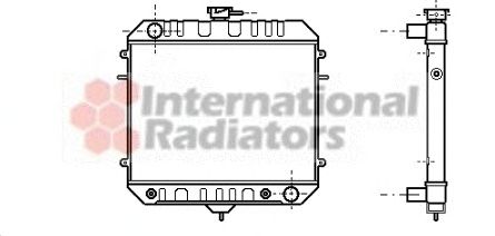 Radiator, engine cooling 60372035