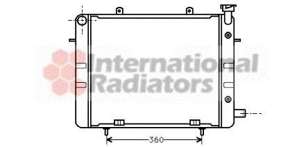 Radiator, engine cooling 60372040