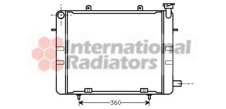 Radiator, engine cooling 60372041