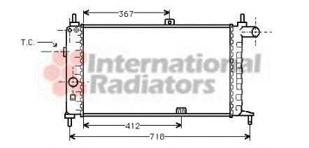 Radiator, engine cooling 60372064