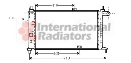 Radiator, engine cooling 60372066