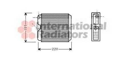 Heat Exchanger, interior heating 60376240