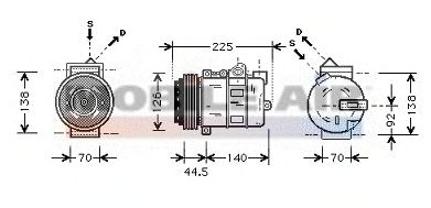 Compressor, ar condicionado 6030K369