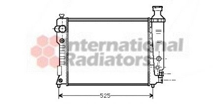 Radiator, engine cooling 60402124