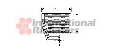 Permutador de calor, aquecimento do habitáculo 60826144