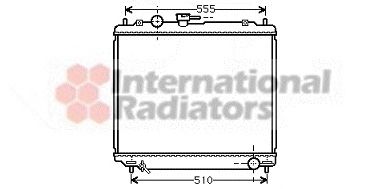 Radiator, engine cooling 60322181