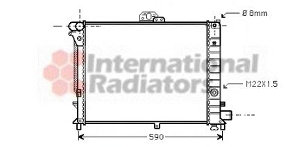 Radiator, engine cooling 60472005
