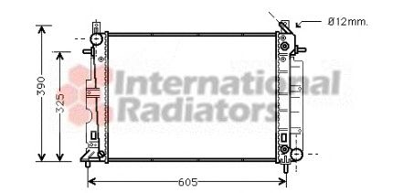 Radiator, engine cooling 60472008