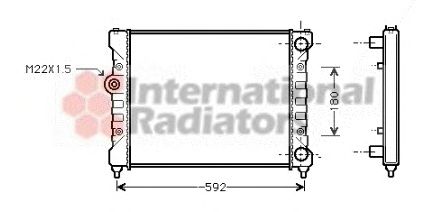 Radiator, engine cooling 60492024