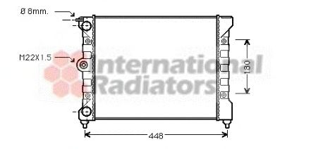 Radiator, engine cooling 60582038