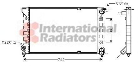 Radiator, engine cooling 60582041