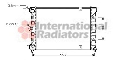 Radiator, engine cooling 60582084