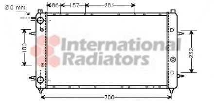 Radiator, engine cooling 60582114