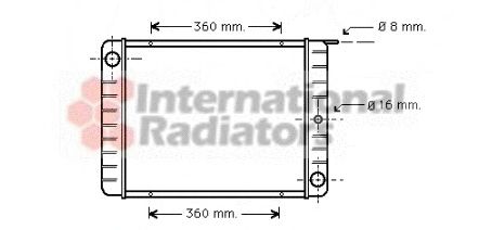 Radiator, engine cooling 60592002
