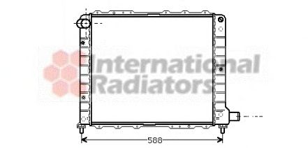 Radiator, engine cooling 60732053