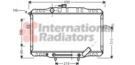 Radiator, engine cooling 60822055