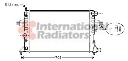 Radiator, engine cooling 60372254