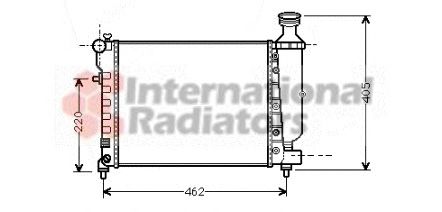 Radiator, engine cooling 60092206