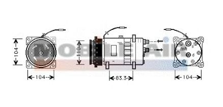 Compressore, Climatizzatore 6017K064