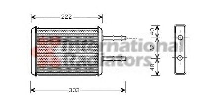 Heat Exchanger, interior heating 60186353
