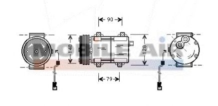 Compressor, airconditioning 6018K277