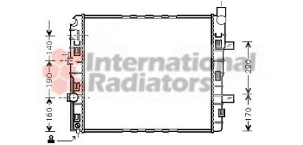 Radiator, engine cooling 60302319