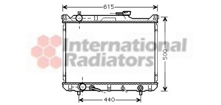 Radiator, engine cooling 60522073