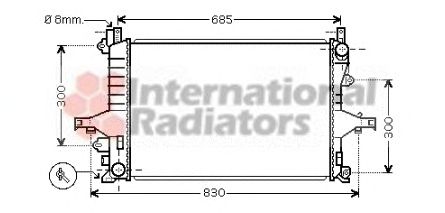 Radiator, engine cooling 60592114