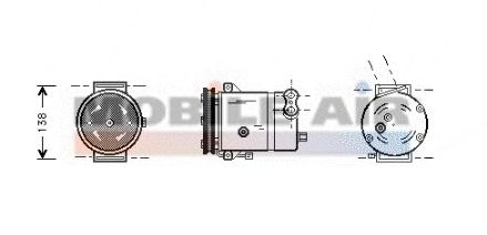 Compressor, air conditioning 6081K018