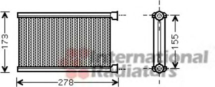 Heat Exchanger, interior heating 60066344