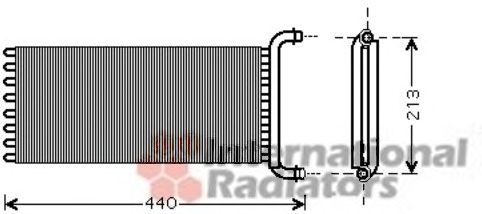 Permutador de calor, aquecimento do habitáculo 60306441