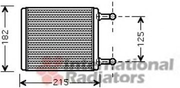Permutador de calor, aquecimento do habitáculo 60306442