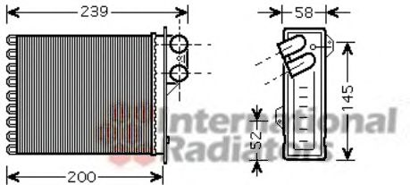 Heat Exchanger, interior heating 60436398
