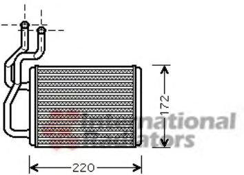 Permutador de calor, aquecimento do habitáculo 60836118