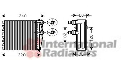 Heat Exchanger, interior heating 60436380